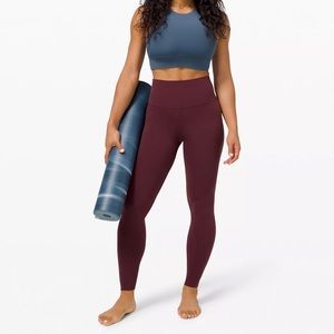 Lululemon Align Pants 28” in Cassis